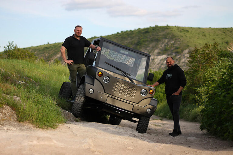 The first 100% electric off-roader designed in Moldova