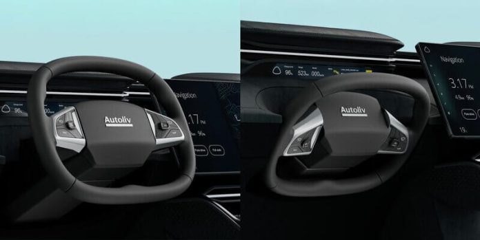Autoliv and Tenor develop the first foldable steering wheel